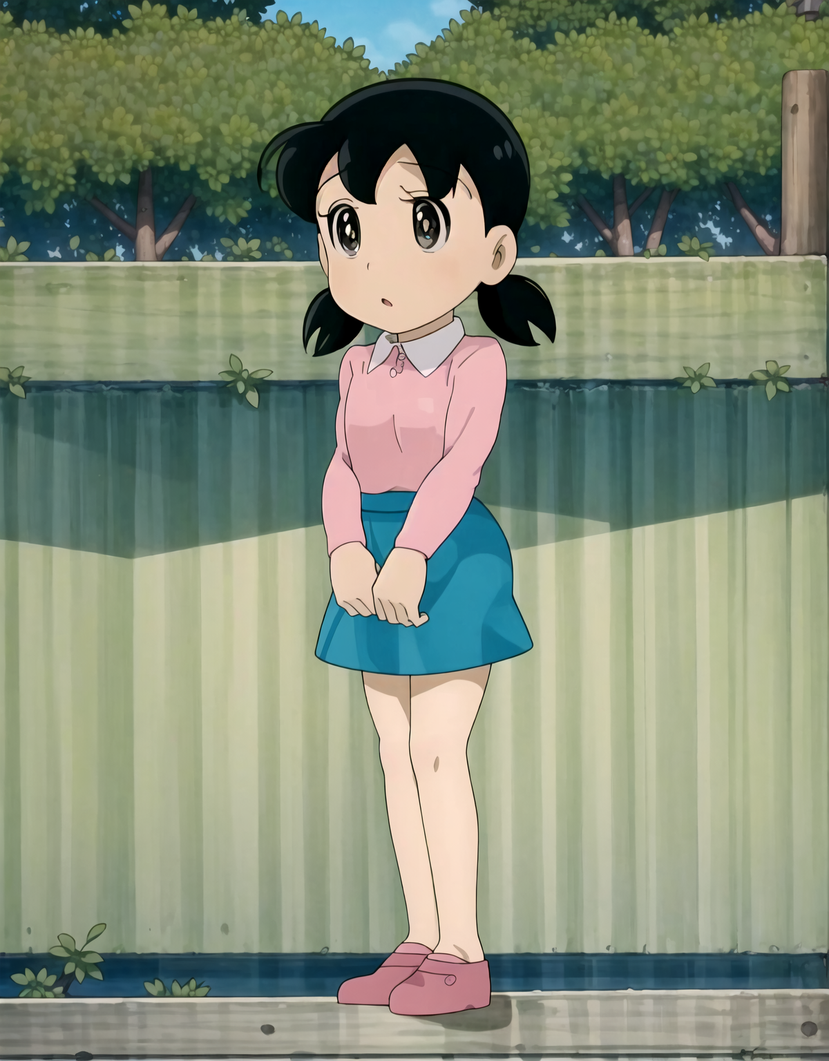 00938-3334962711-masterpiece,best quality,black hair, bangs, short twintails,((solo)), full body,  ,outdoors, wide hips, shizuka, ,anime screenca.png